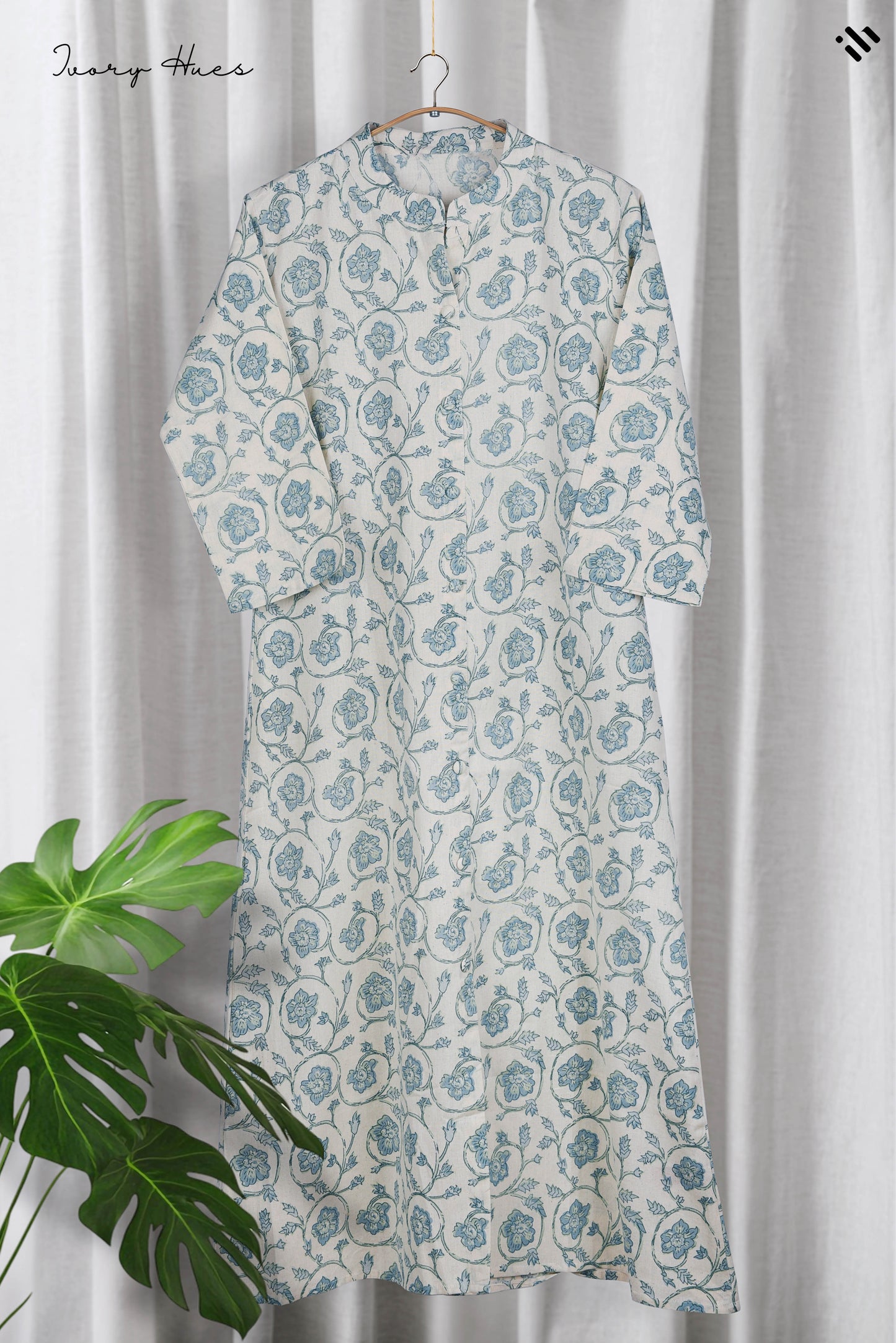 Ivory Hues Gulmarg Khushboo Indian ethnic kurta set — Indian ethnic wear Singapore