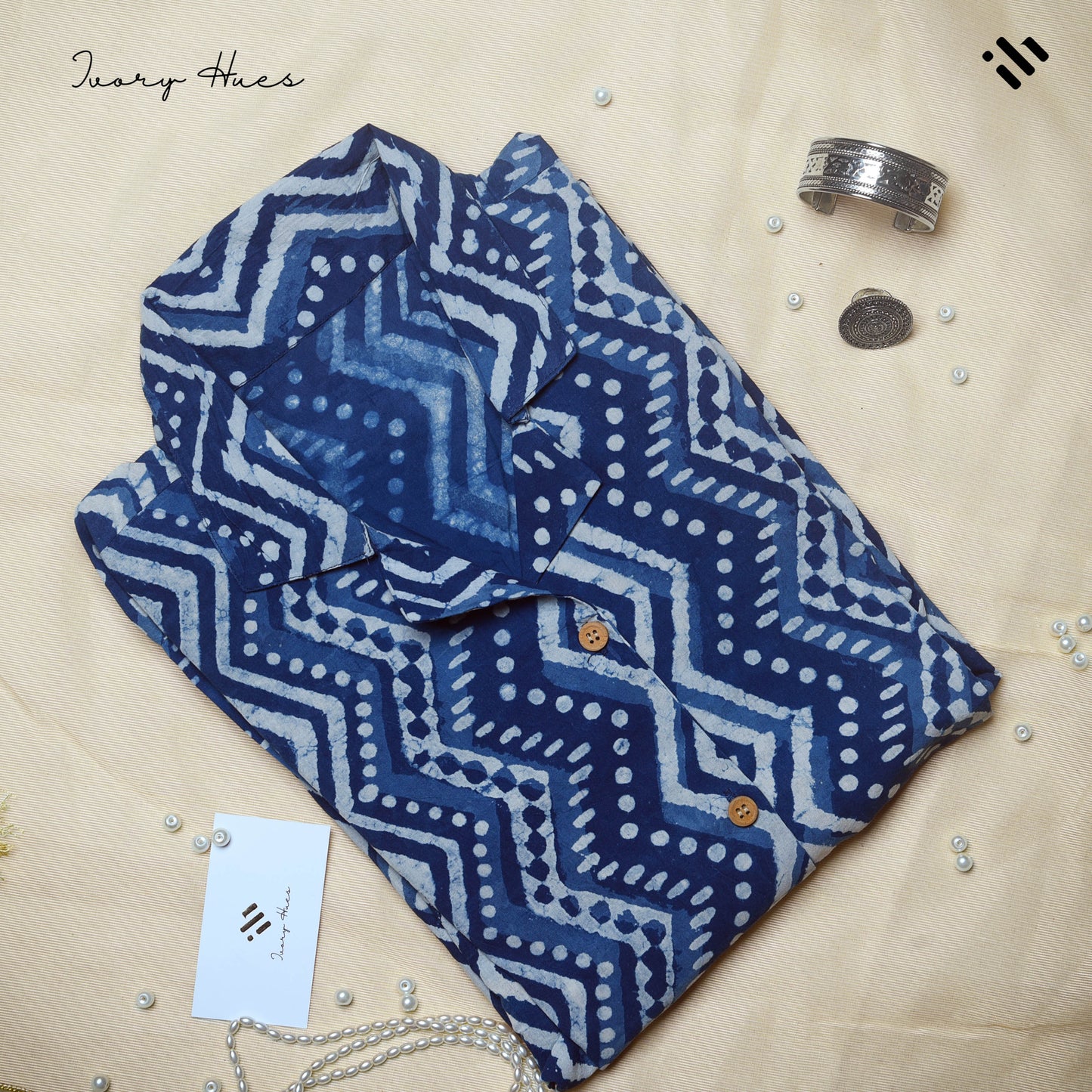Indigo Shirt Dress