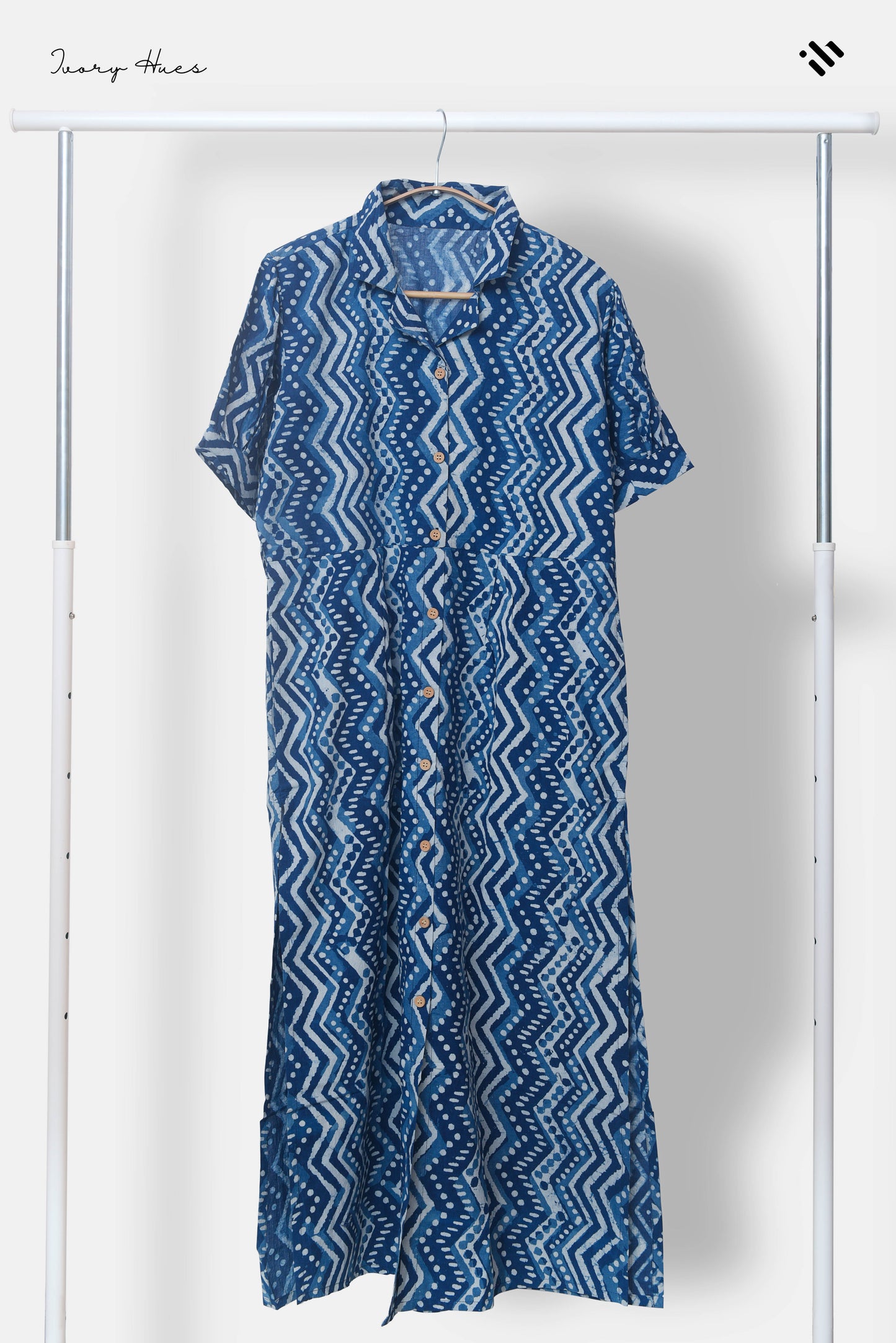 Indigo Shirt Dress