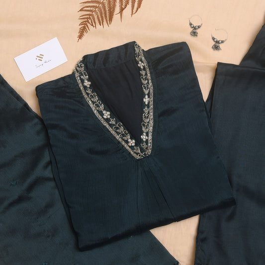 Ivory Hues Noor Kamini Indian ethnic kurta set — Indian ethnic wear Singapore