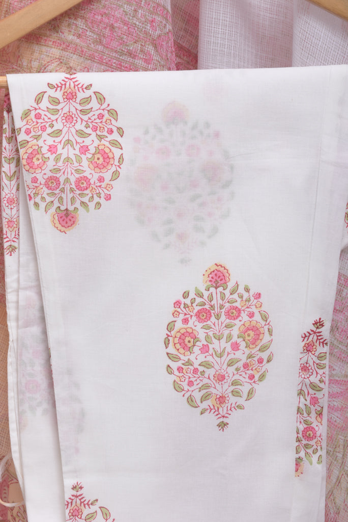 Ivory Hues Anokhi Chahat handblock print cotton kurta set — Indian ethnic wear Singapore
