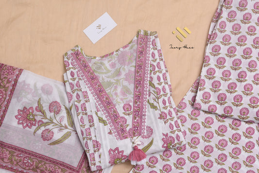 Ivory Hues Malhar Megh Indian ethnic kurta set — Indian ethnic wear Singapore