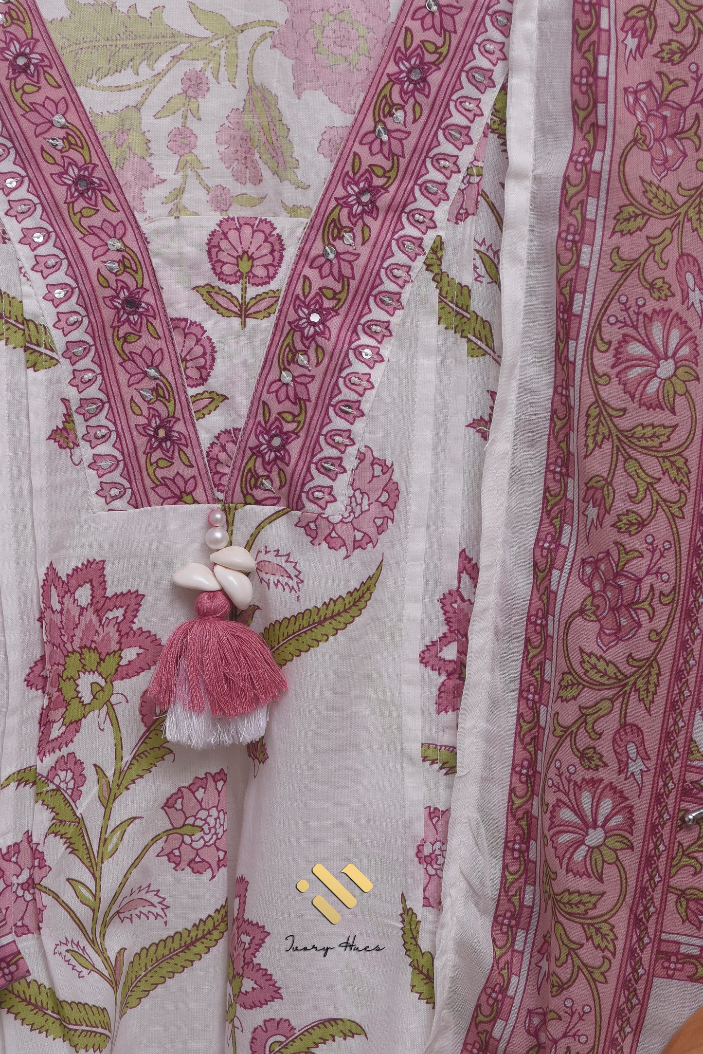 Ivory Hues Malhar Megh Indian ethnic kurta set — Indian ethnic wear Singapore