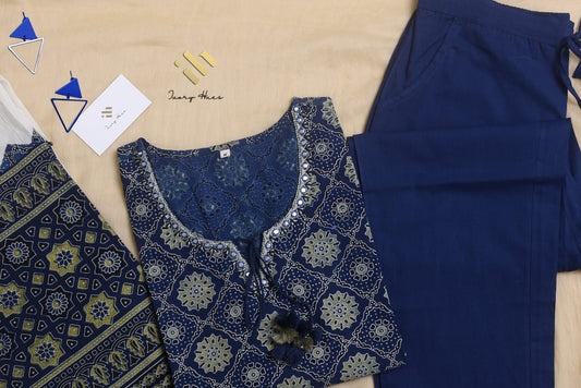 Ivory Hues Sunehri Pal Indian ethnic kurta set — Indian ethnic wear Singapore