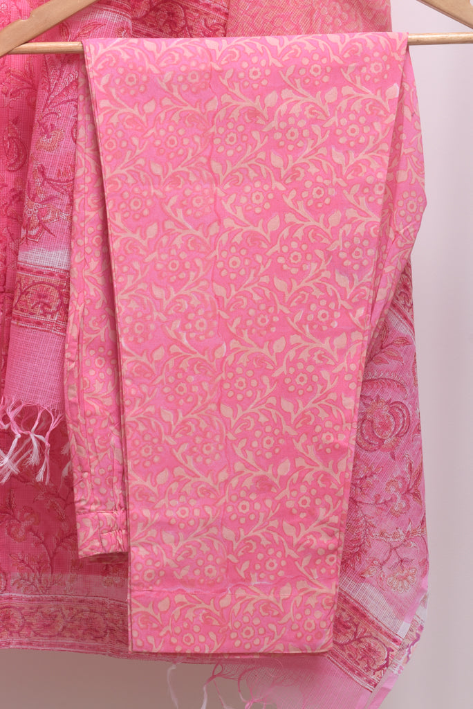 Ivory Hues Kota Kainaat Sur Kota Doria kurta set — Indian ethnic wear Singapore