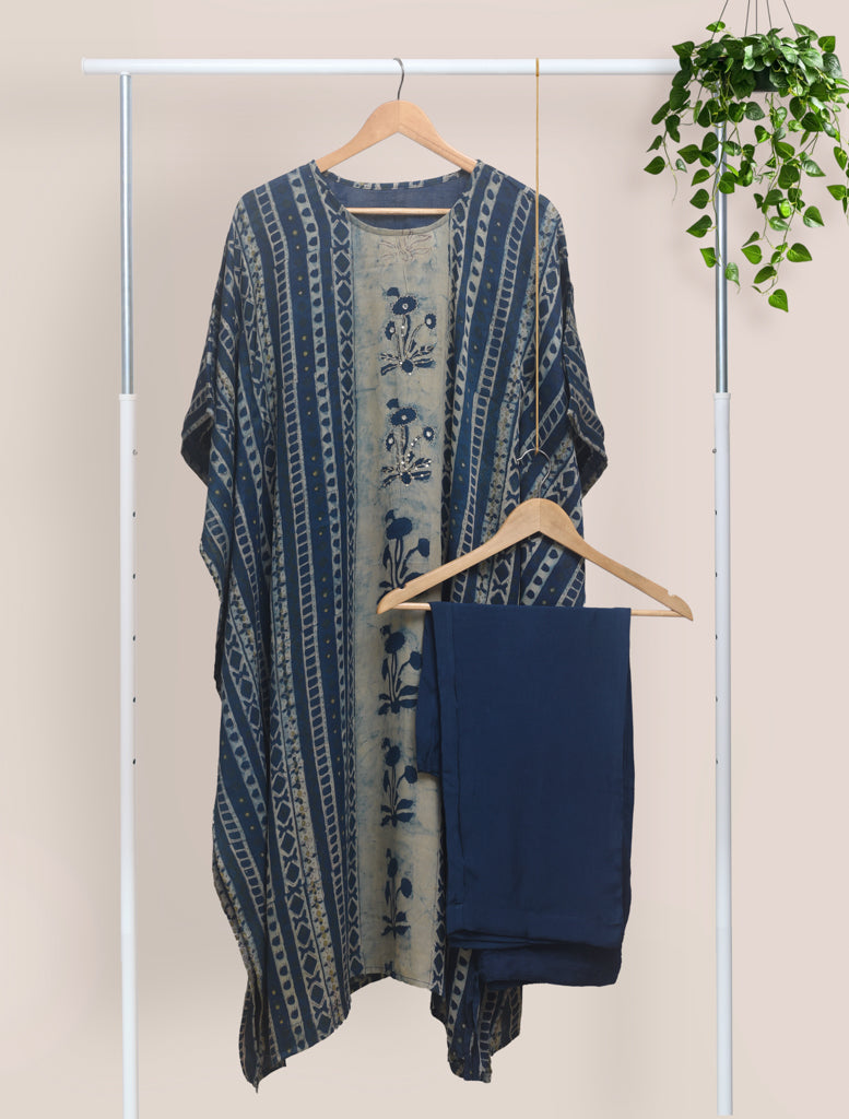 Ivory Hues Kaftan Sukoon 02 Indian ethnic kurta set — Indian ethnic wear Singapore