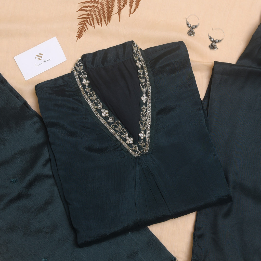 Ivory Hues Noor Kamini Indian ethnic kurta set — Indian ethnic wear Singapore