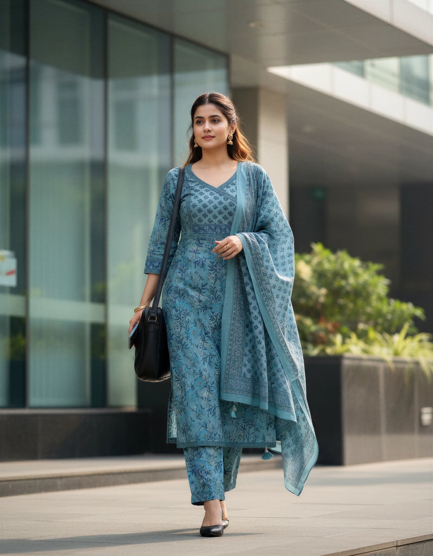 Ivory Hues Anokhi Aasman — Indian ethnic kurta set Singapore