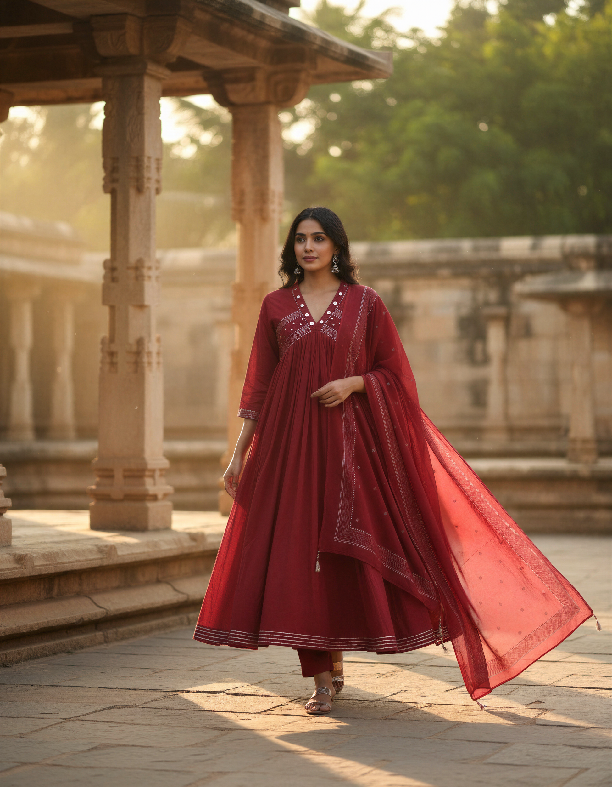 Ivory Hues Anokhi Indira Indian ethnic kurta set — Indian ethnic wear Singapore