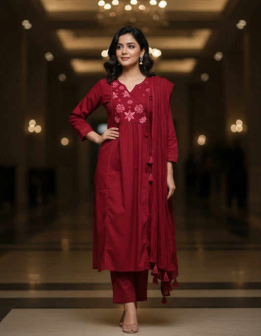 Ivory Hues Anokhi Komal — Indian ethnic kurta set Singapore