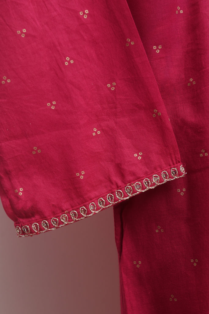 Ivory Hues Anokhi Mayuri handblock print cotton kurta set — Indian ethnic wear Singapore