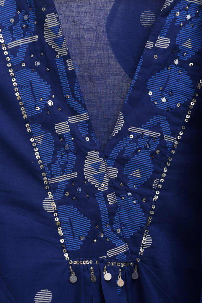 Ivory Hues Anokhi Neelima Indian ethnic kurta set — Indian ethnic wear Singapore