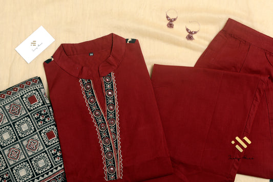 Ivory Hues Anokhi Suvarna Indian ethnic kurta set — Indian ethnic wear Singapore