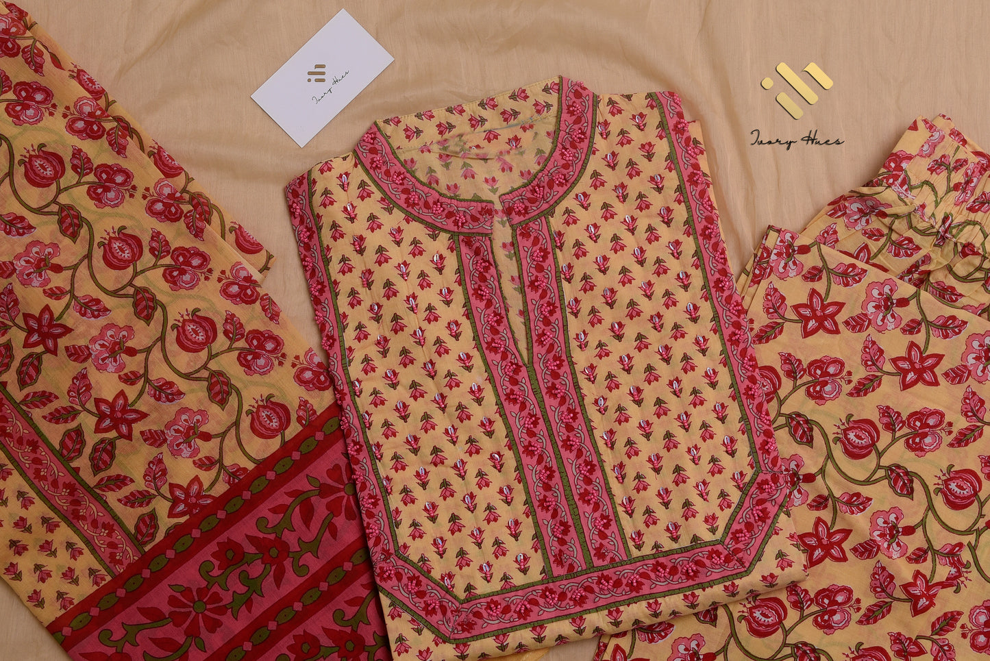 Ivory Hues Anokhi Vanya Indian ethnic kurta set — Indian ethnic wear Singapore