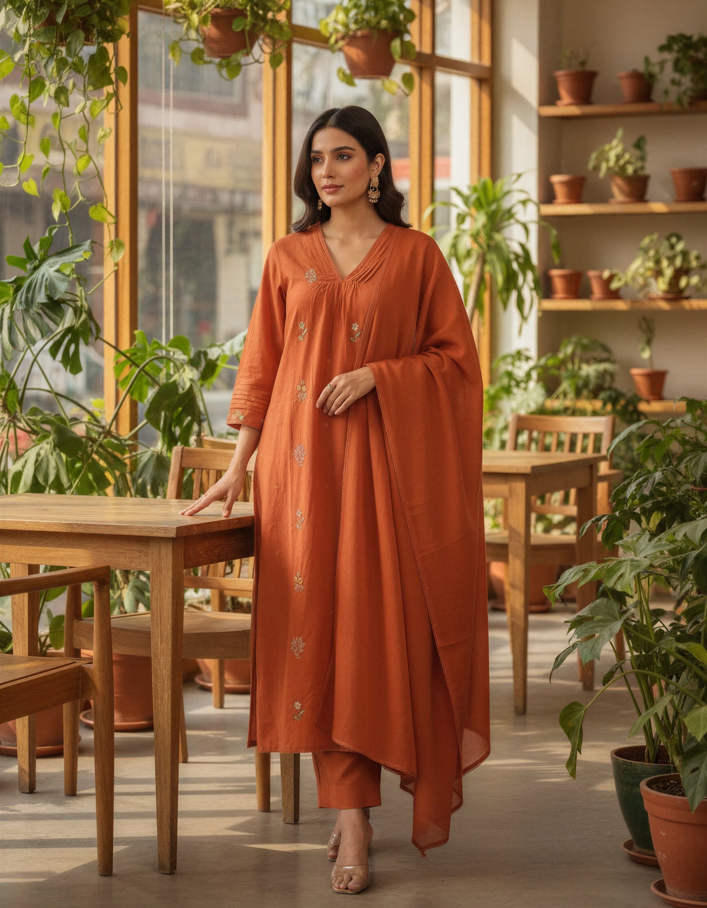Ivory Hues Anokhi Vasundhara Indian ethnic kurta set — Indian ethnic wear Singapore