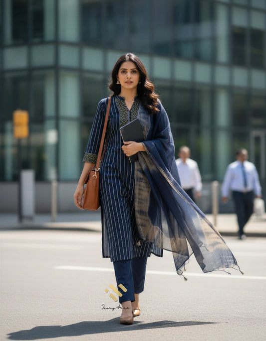 Ivory Hues Anokhi Zariya — Indian ethnic kurta set Singapore