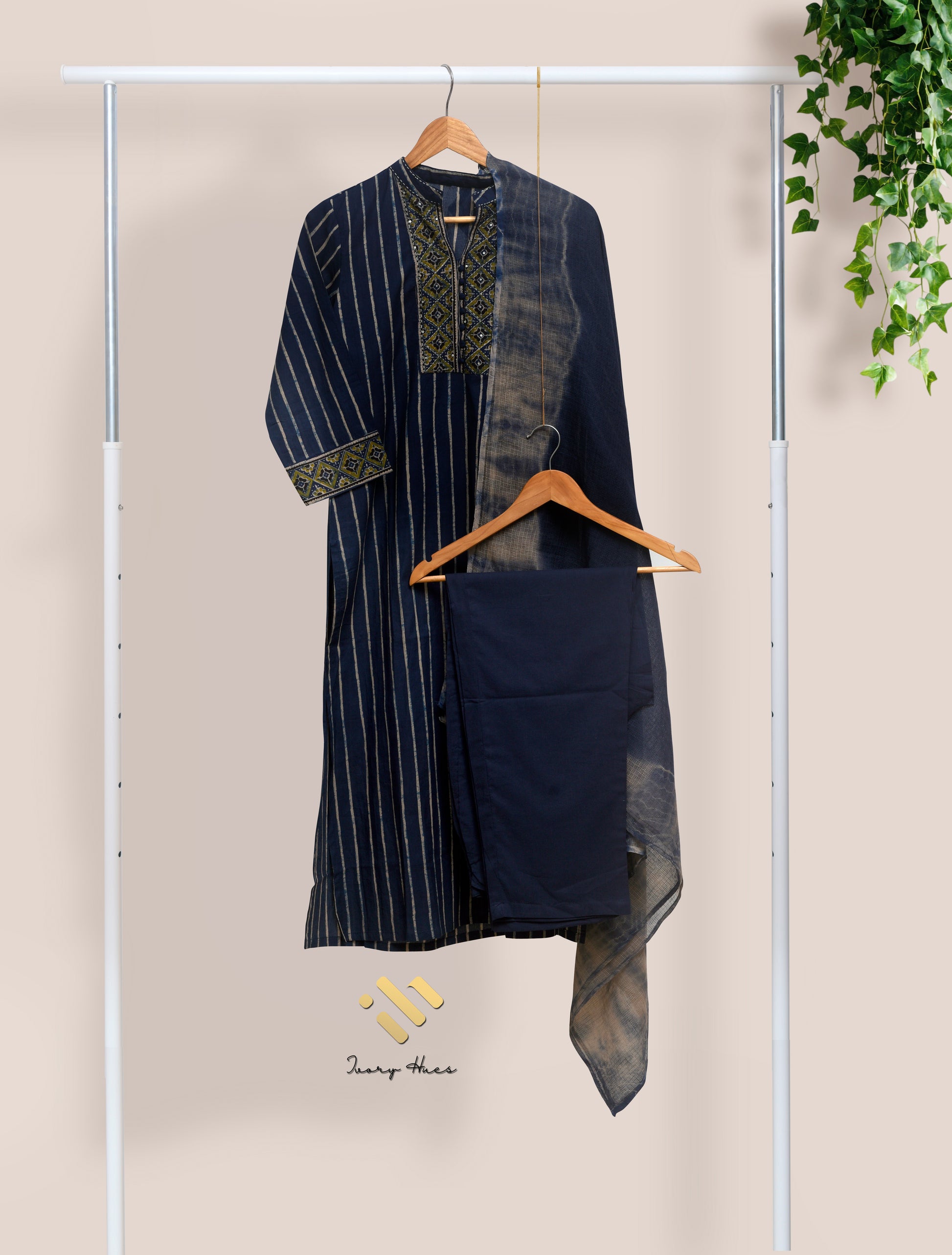 Ivory Hues Anokhi Zariya Indian ethnic kurta set — Indian ethnic wear Singapore