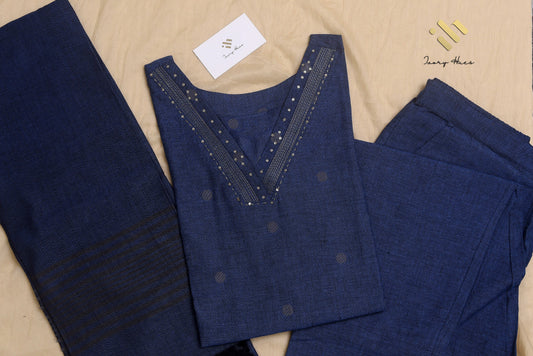 Ivory Hues Anokhi Bunavat Indian ethnic kurta set — Indian ethnic wear Singapore