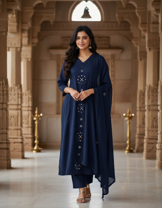 Ivory Hues Anokhi Aaina — Indian ethnic kurta set Singapore