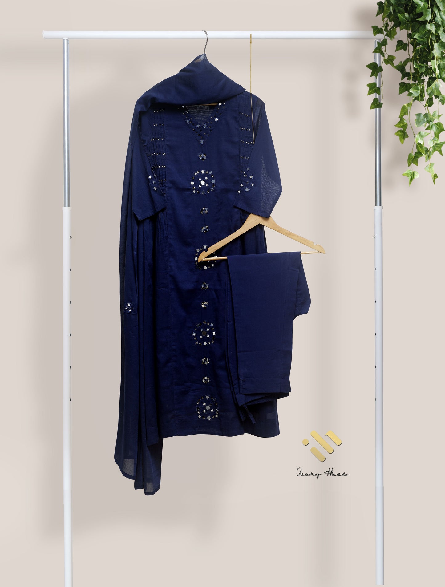 Ivory Hues Anokhi Aaina Indian ethnic kurta set — Indian ethnic wear Singapore