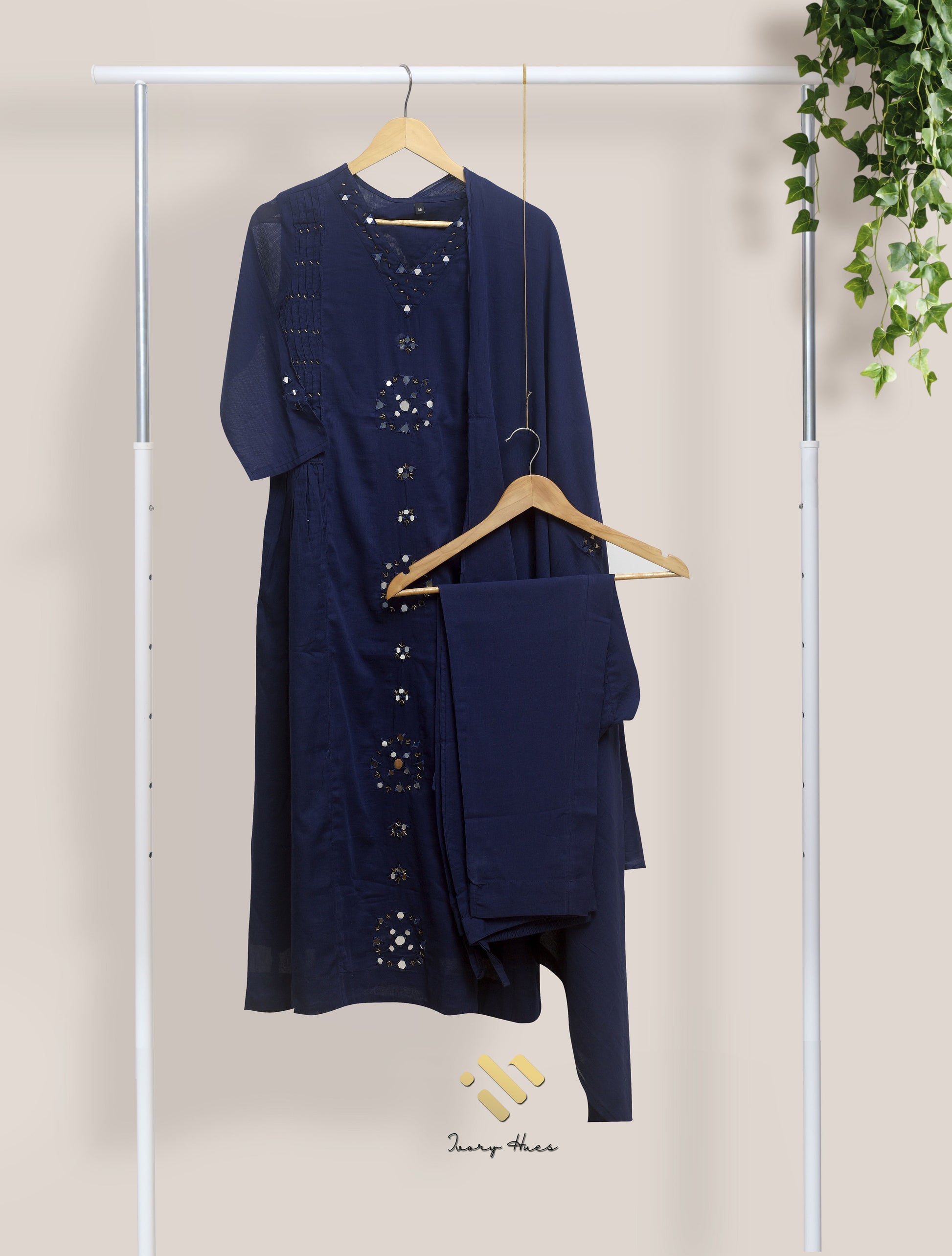 Ivory Hues Anokhi Aaina Indian ethnic kurta set — Indian ethnic wear Singapore