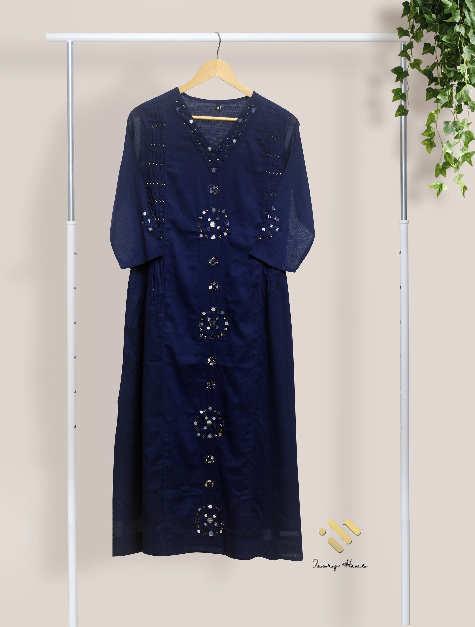 Ivory Hues Anokhi Aaina Indian ethnic kurta set — Indian ethnic wear Singapore