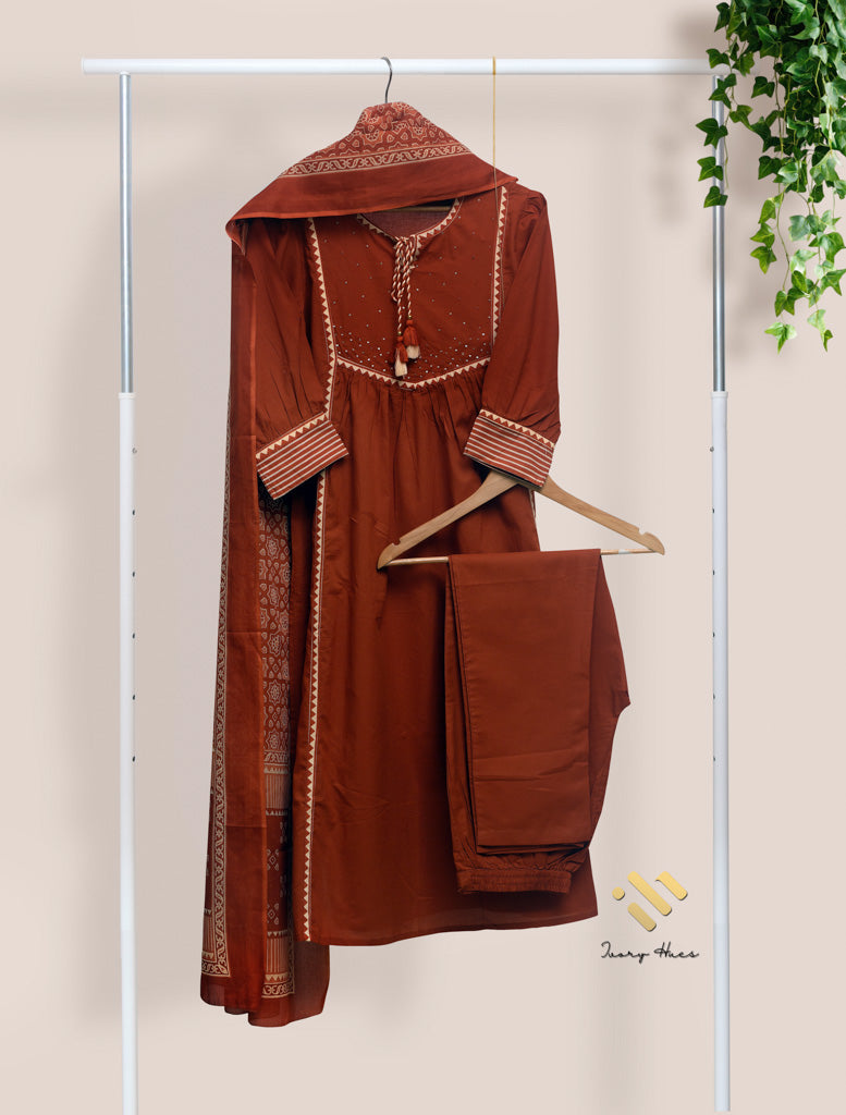 Ivory Hues Anokhi Dhoop Indian ethnic kurta set — Indian ethnic wear Singapore