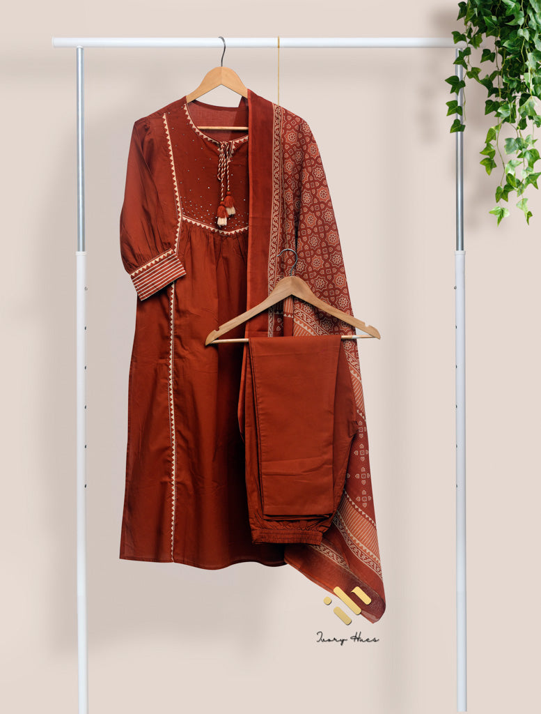 Ivory Hues Anokhi Dhoop Indian ethnic kurta set — Indian ethnic wear Singapore