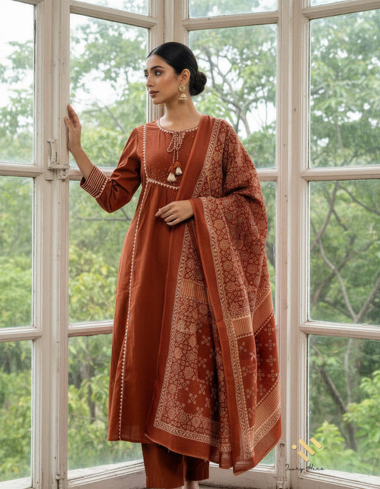 Ivory Hues Anokhi Dhoop — Indian ethnic kurta set Singapore