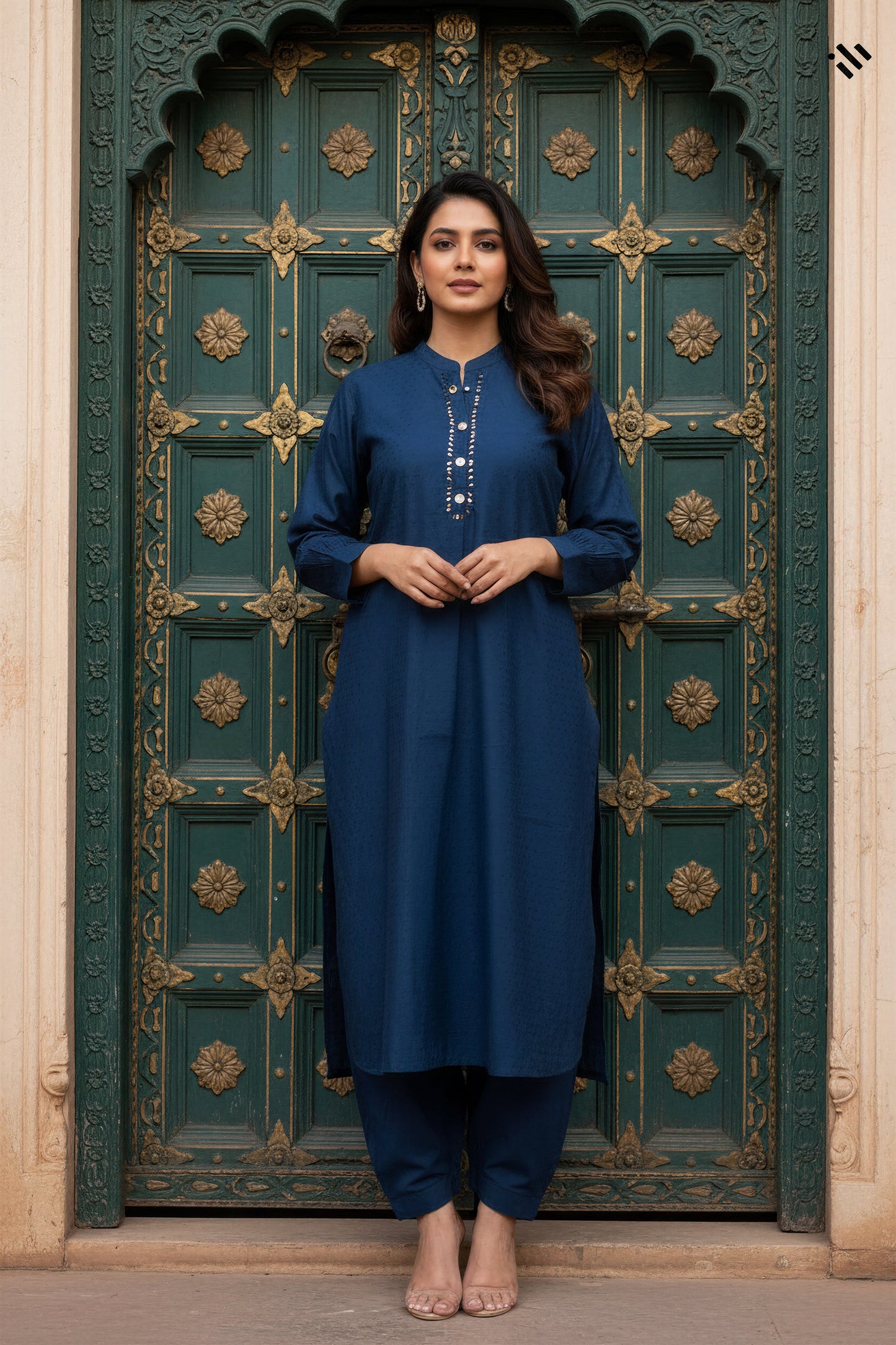Ivory Hues Meher Amara Indian ethnic kurta set — Indian ethnic wear Singapore