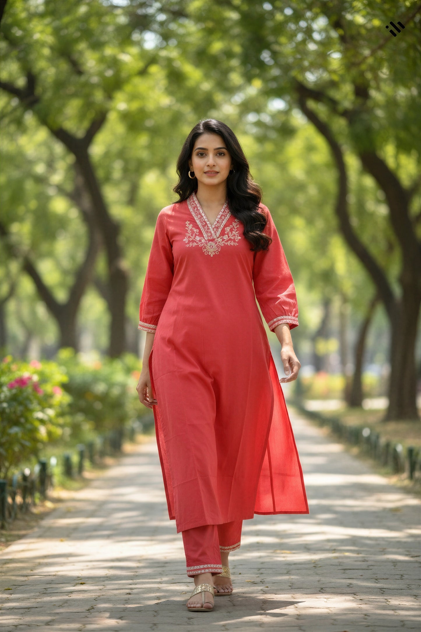 Ivory Hues Meher Ranya Indian ethnic kurta set — Indian ethnic wear Singapore