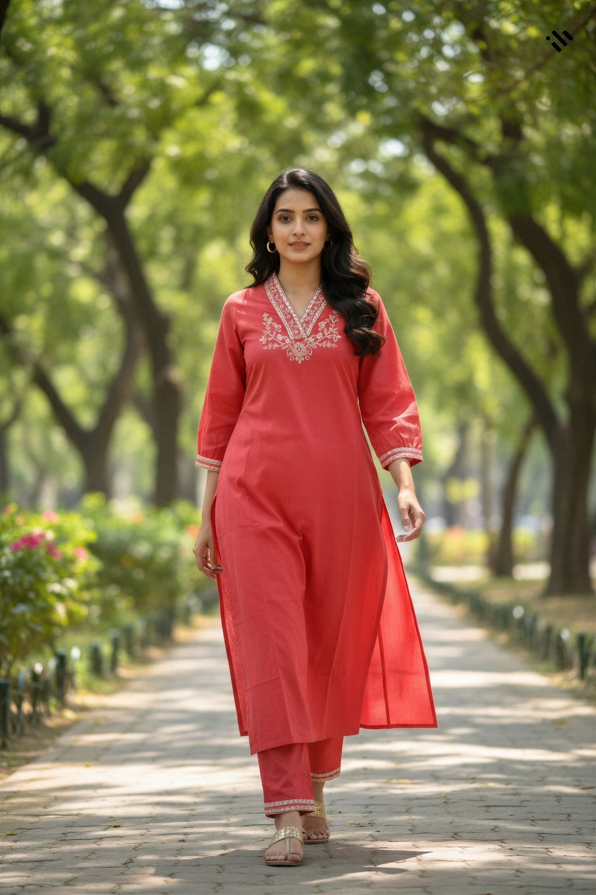 Ivory Hues Meher Ranya Indian ethnic kurta set — Indian ethnic wear Singapore