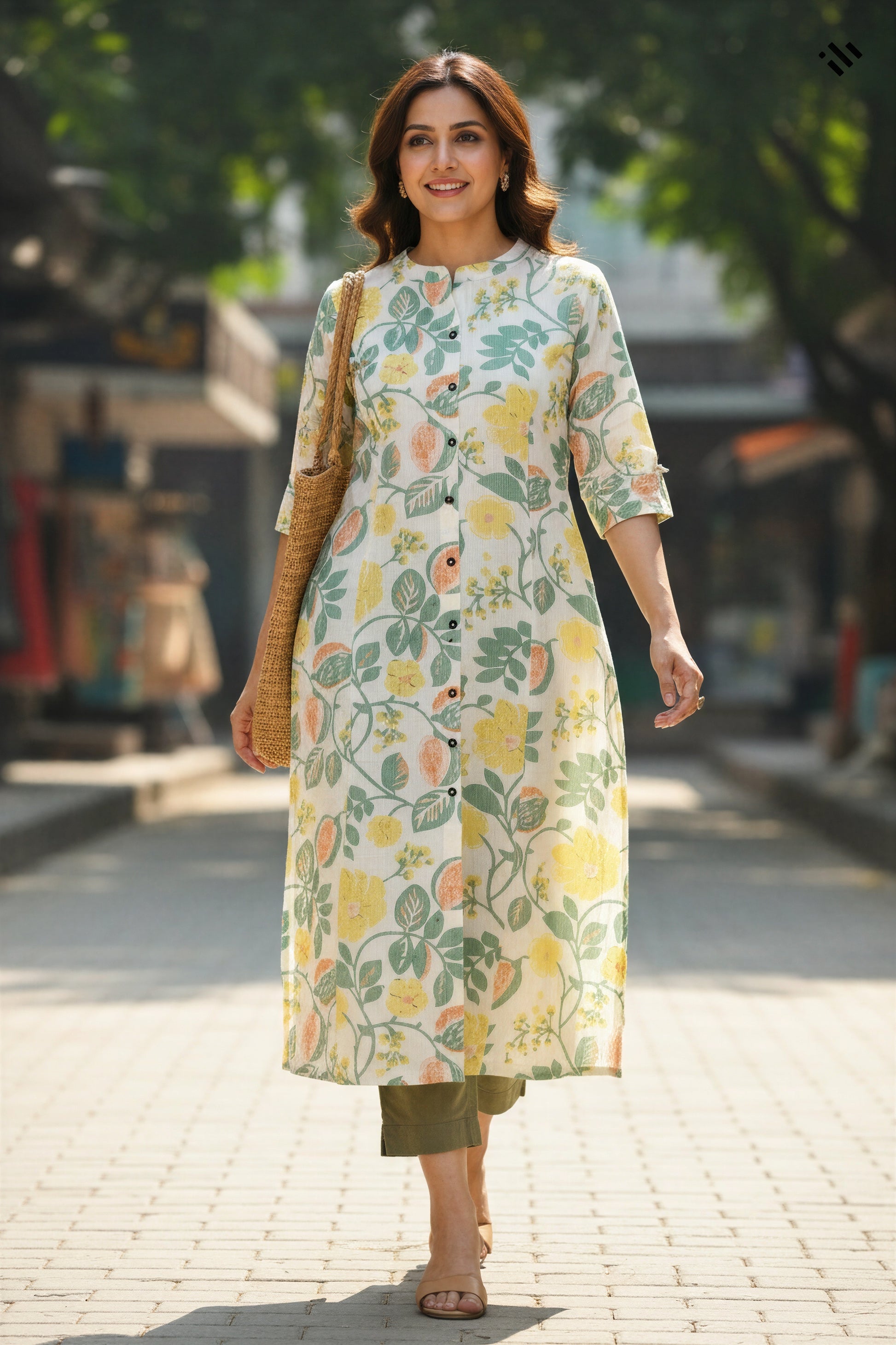 Ivory Hues Gulmarg Rangi Indian ethnic kurta set — Indian ethnic wear Singapore