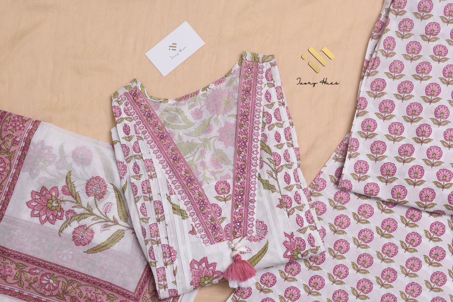 Ivory Hues Malhar Megh Indian ethnic kurta set — Indian ethnic wear Singapore
