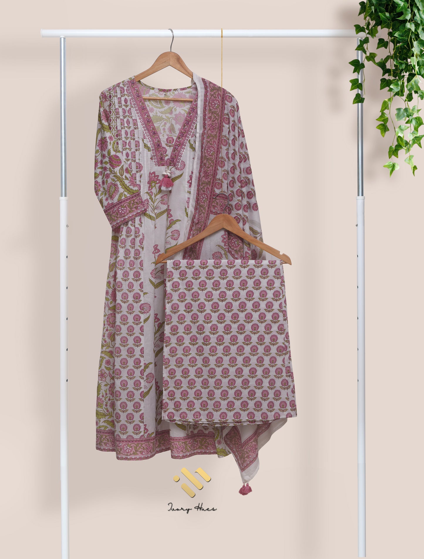 Ivory Hues Malhar Megh Indian ethnic kurta set — Indian ethnic wear Singapore
