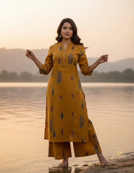 Ivory Hues Meher Shobha — Indian ethnic kurta set Singapore
