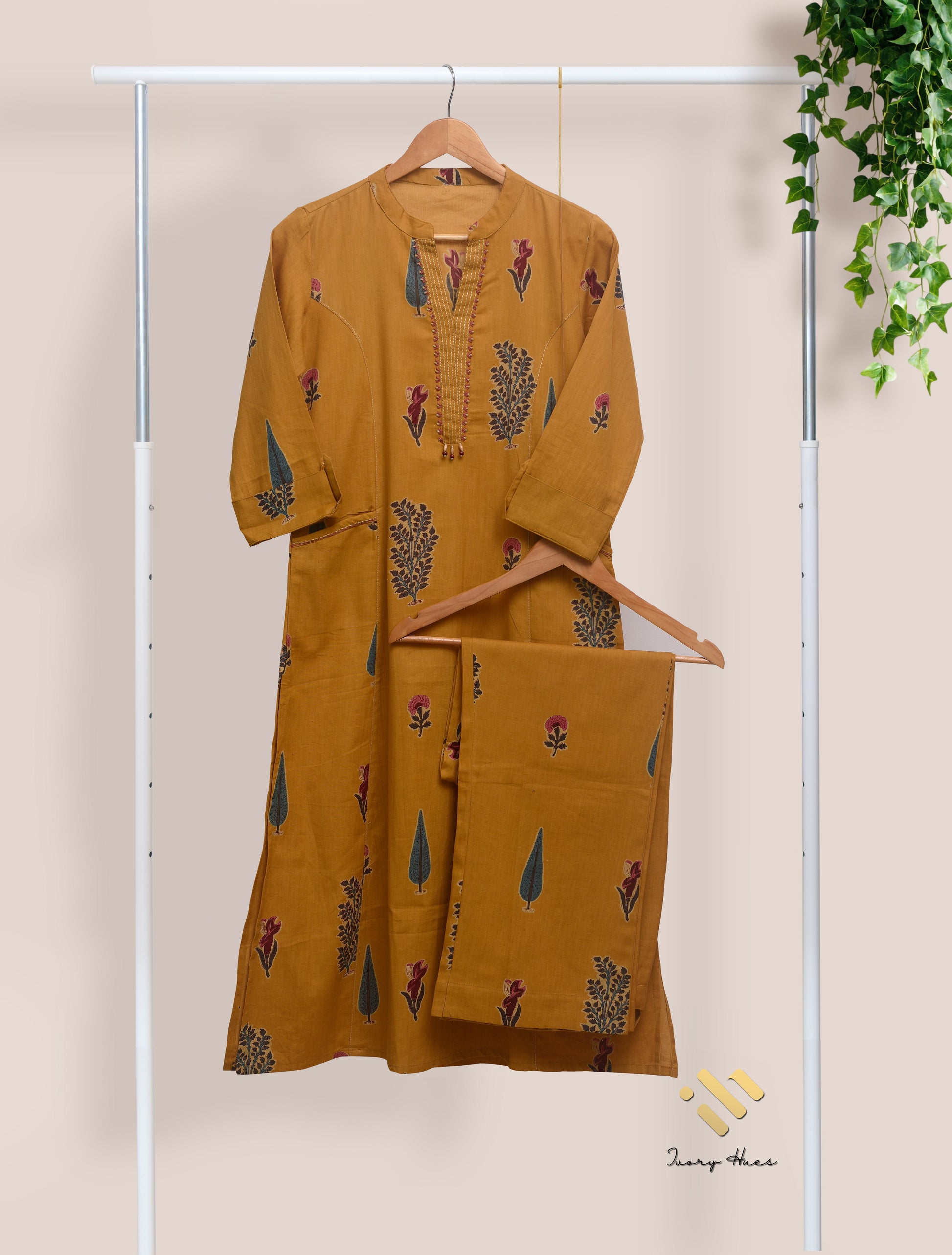 Ivory Hues Meher Shobha Indian ethnic kurta set — Indian ethnic wear Singapore