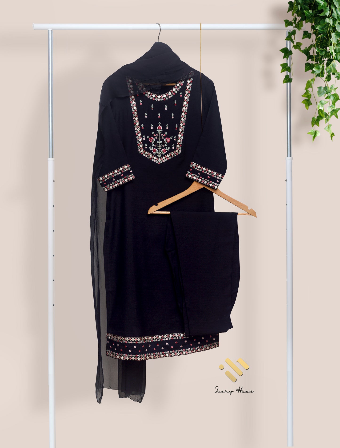 Ivory Hues Noor Aks Indian ethnic kurta set — Indian ethnic wear Singapore