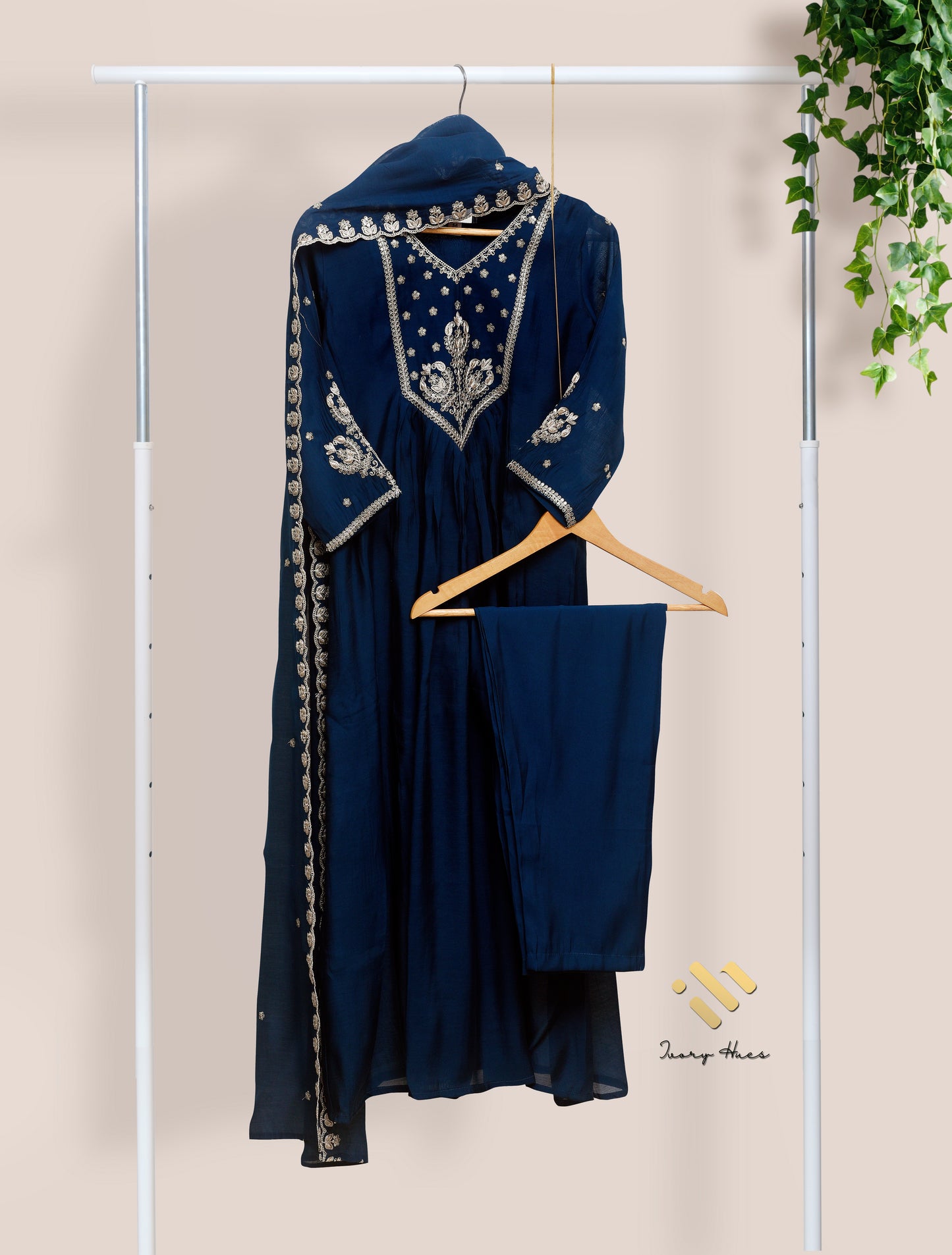 Ivory Hues Noor Amara Indian ethnic kurta set — Indian ethnic wear Singapore
