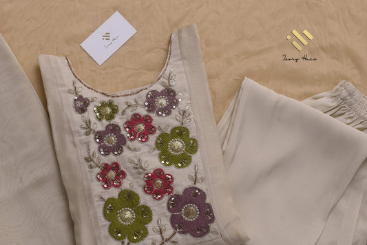 Ivory Hues Noor Aria Indian ethnic kurta set — Indian ethnic wear Singapore