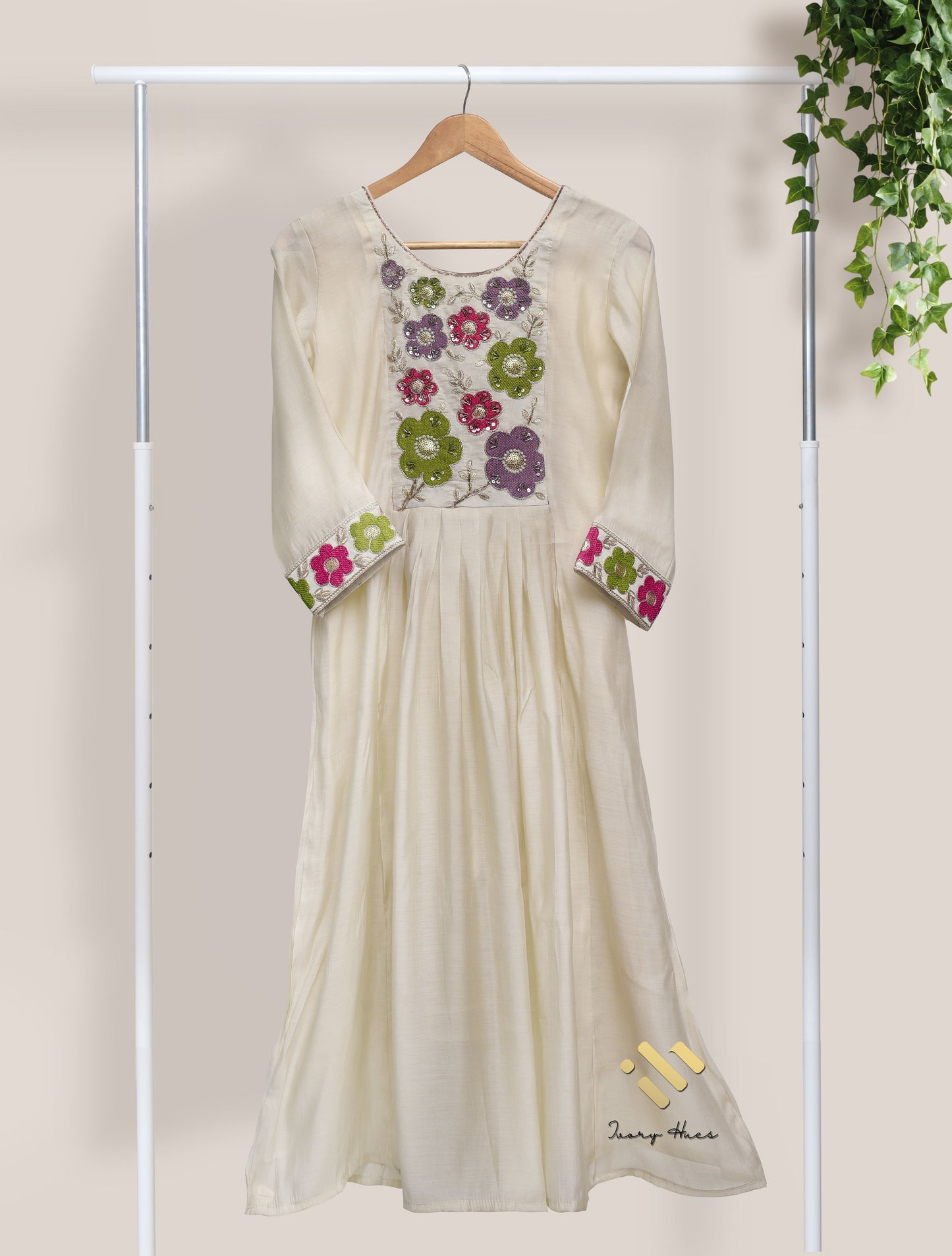Ivory Hues Noor Aria Indian ethnic kurta set — Indian ethnic wear Singapore