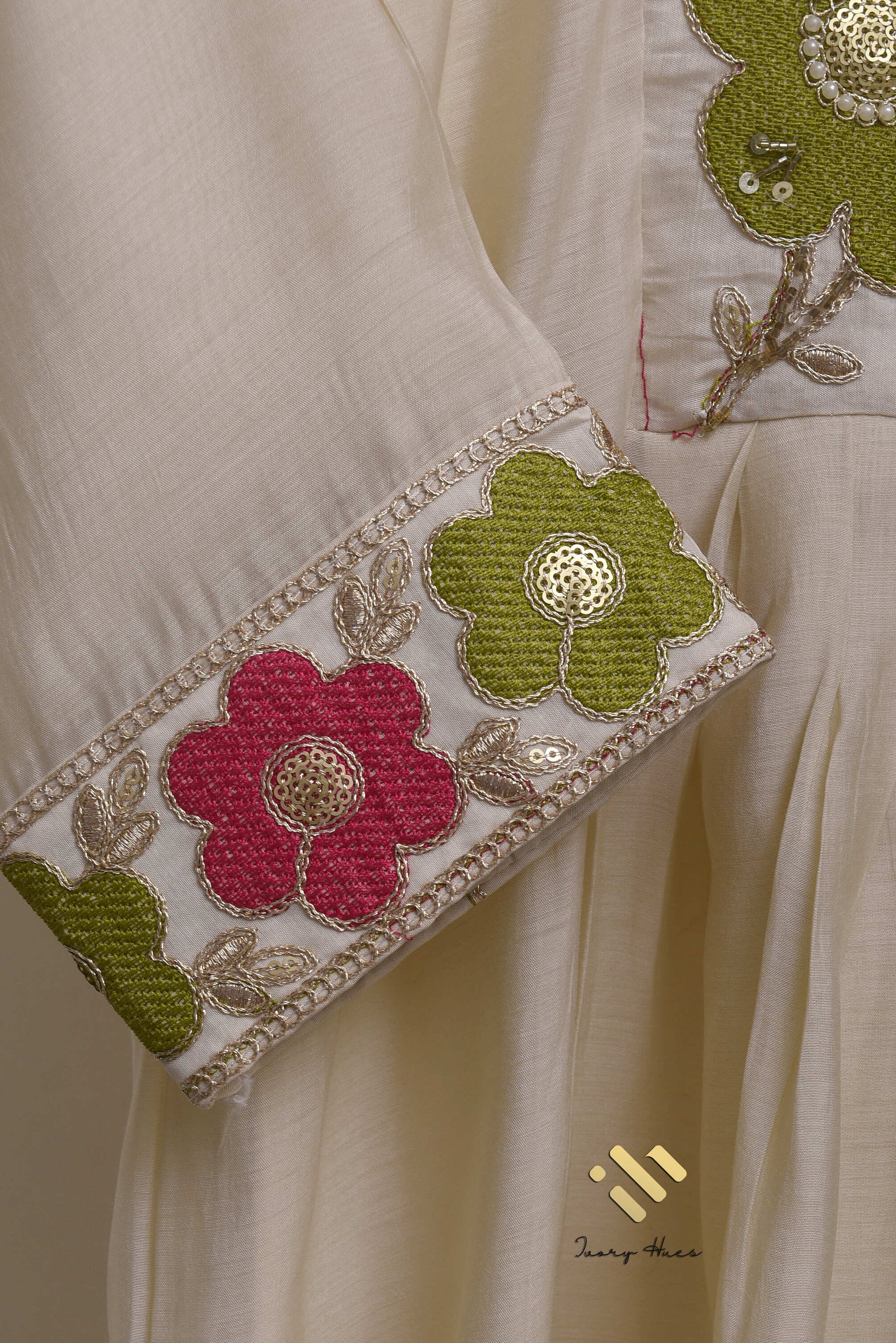 Ivory Hues Noor Aria Indian ethnic kurta set — Indian ethnic wear Singapore