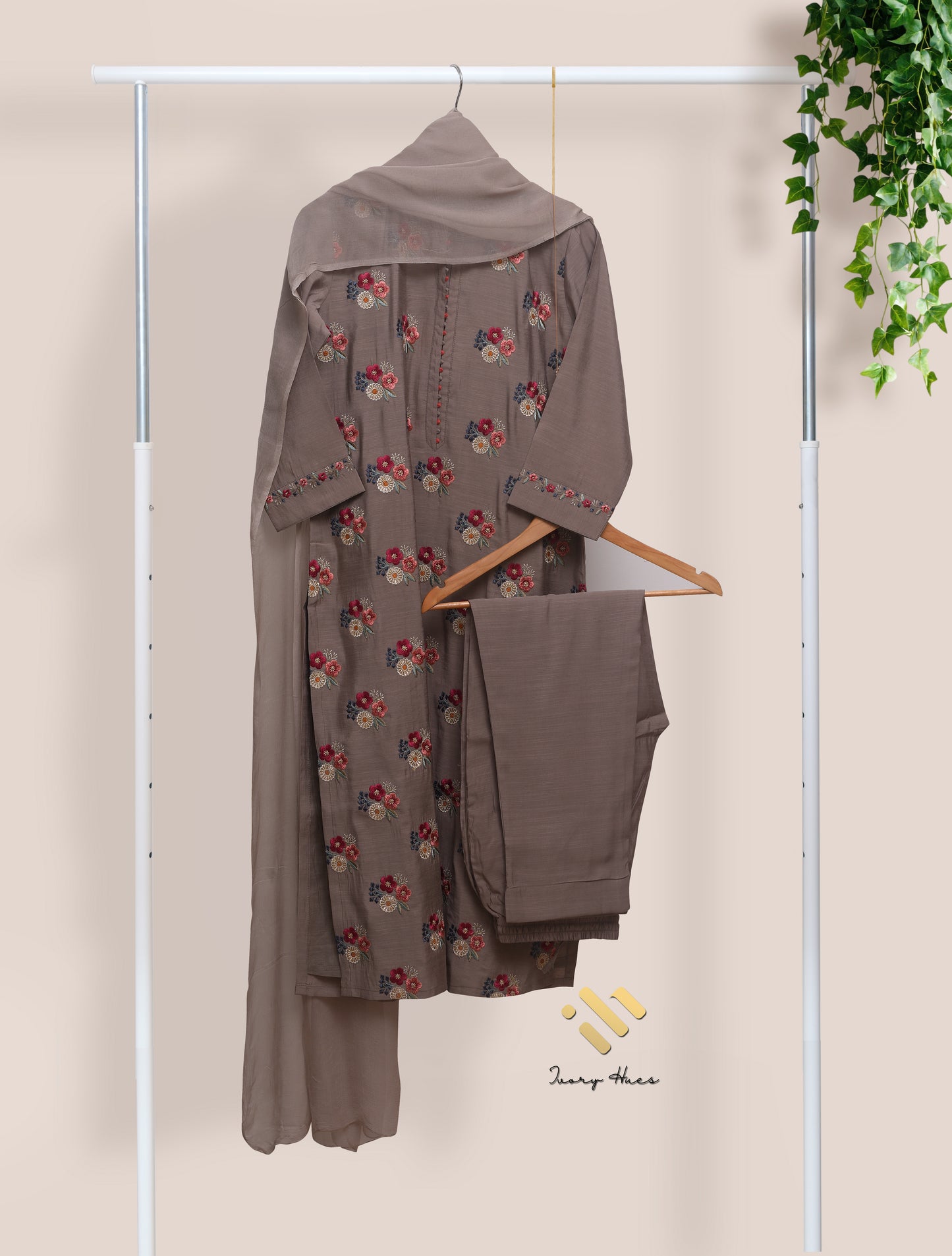 Ivory Hues Noor Haya Indian ethnic kurta set — Indian ethnic wear Singapore