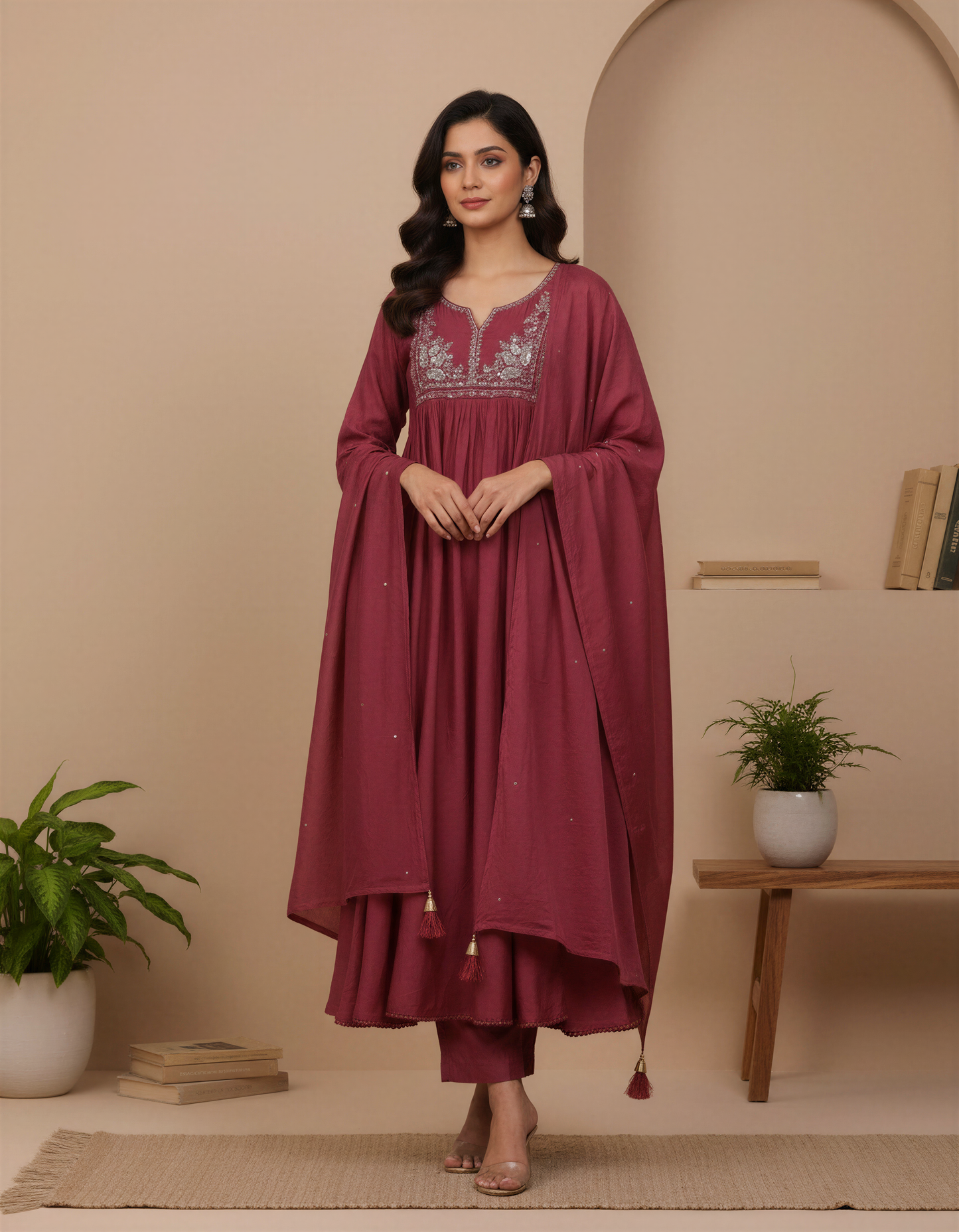 Ivory Hues Noor Neerja Indian ethnic kurta set — Indian ethnic wear Singapore
