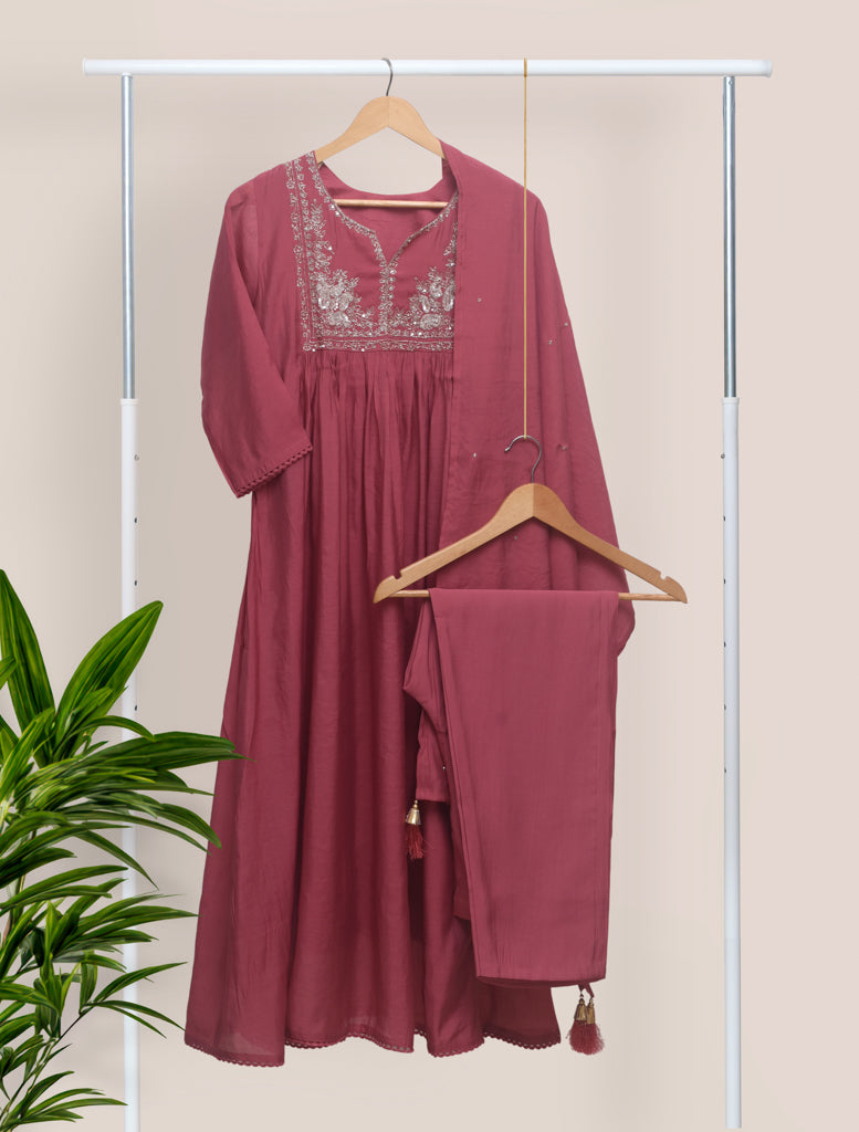 Ivory Hues Noor Neerja Indian ethnic kurta set — Indian ethnic wear Singapore