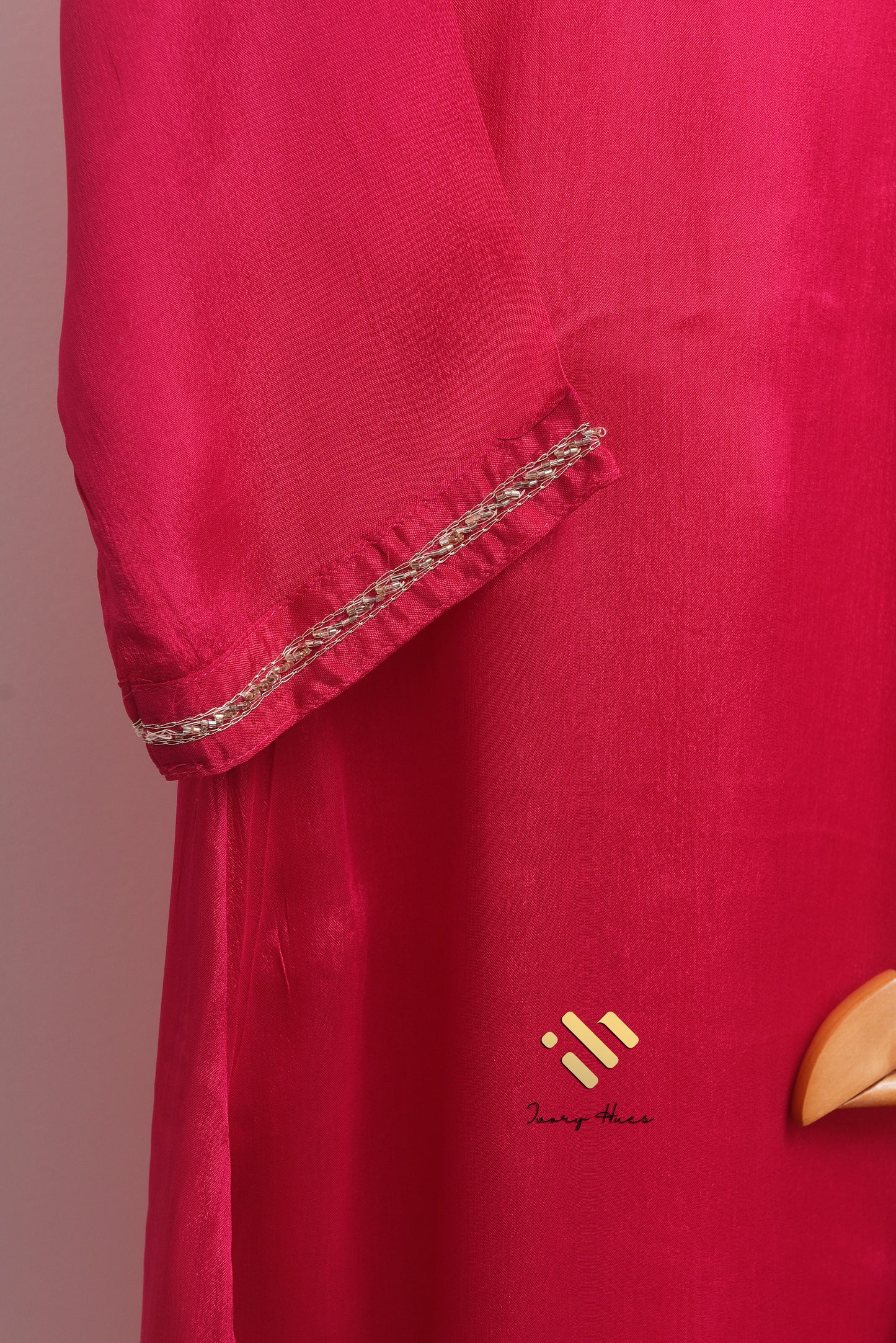 Ivory Hues Noor Sindoor Indian ethnic kurta set — Indian ethnic wear Singapore