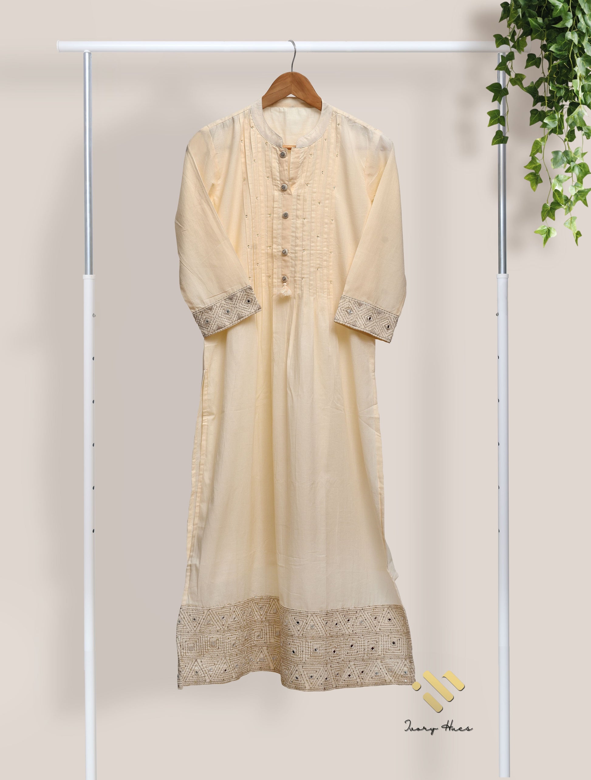 Ivory Hues Noor Elina Indian ethnic kurta set — Indian ethnic wear Singapore