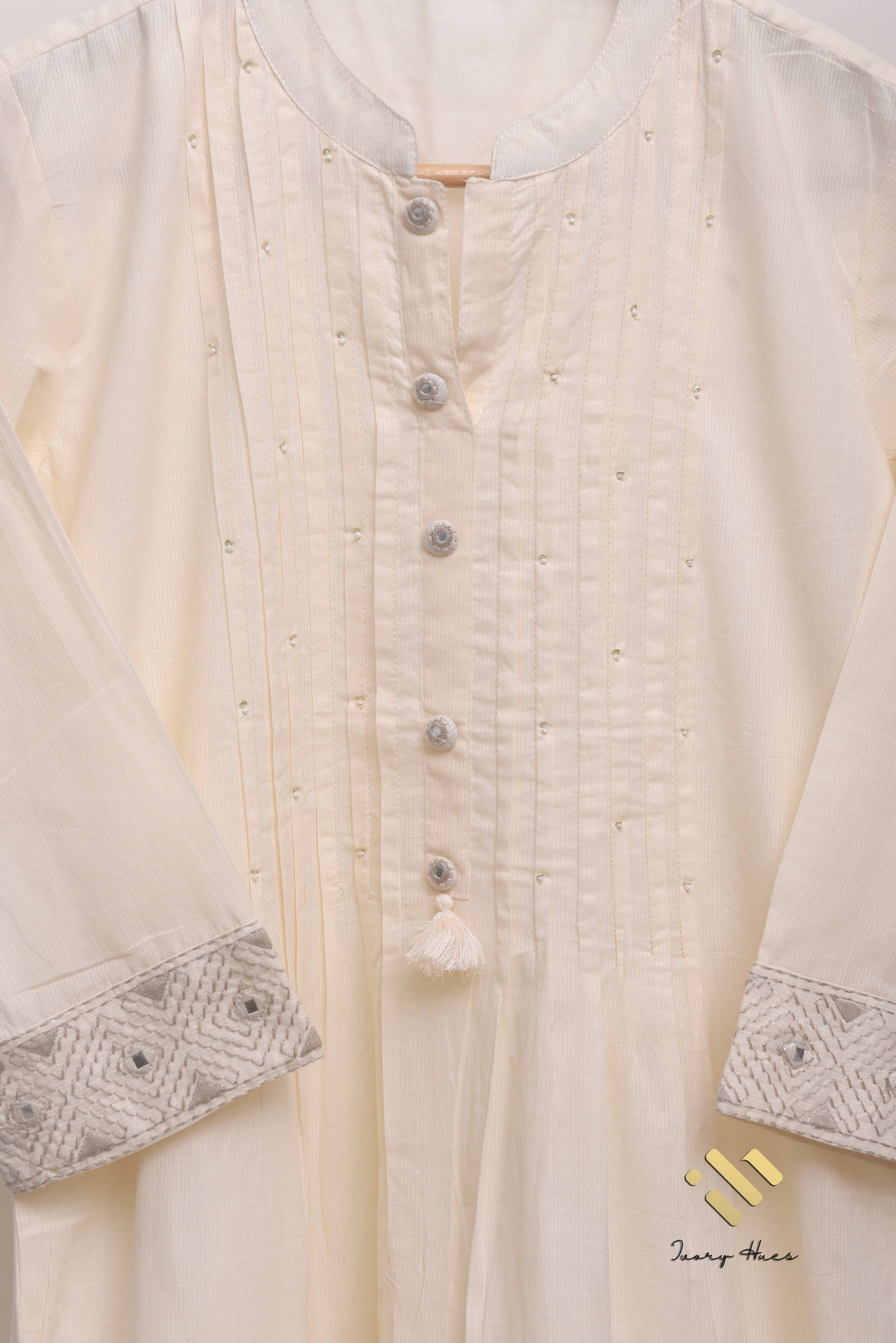 Ivory Hues Noor Elina Indian ethnic kurta set — Indian ethnic wear Singapore