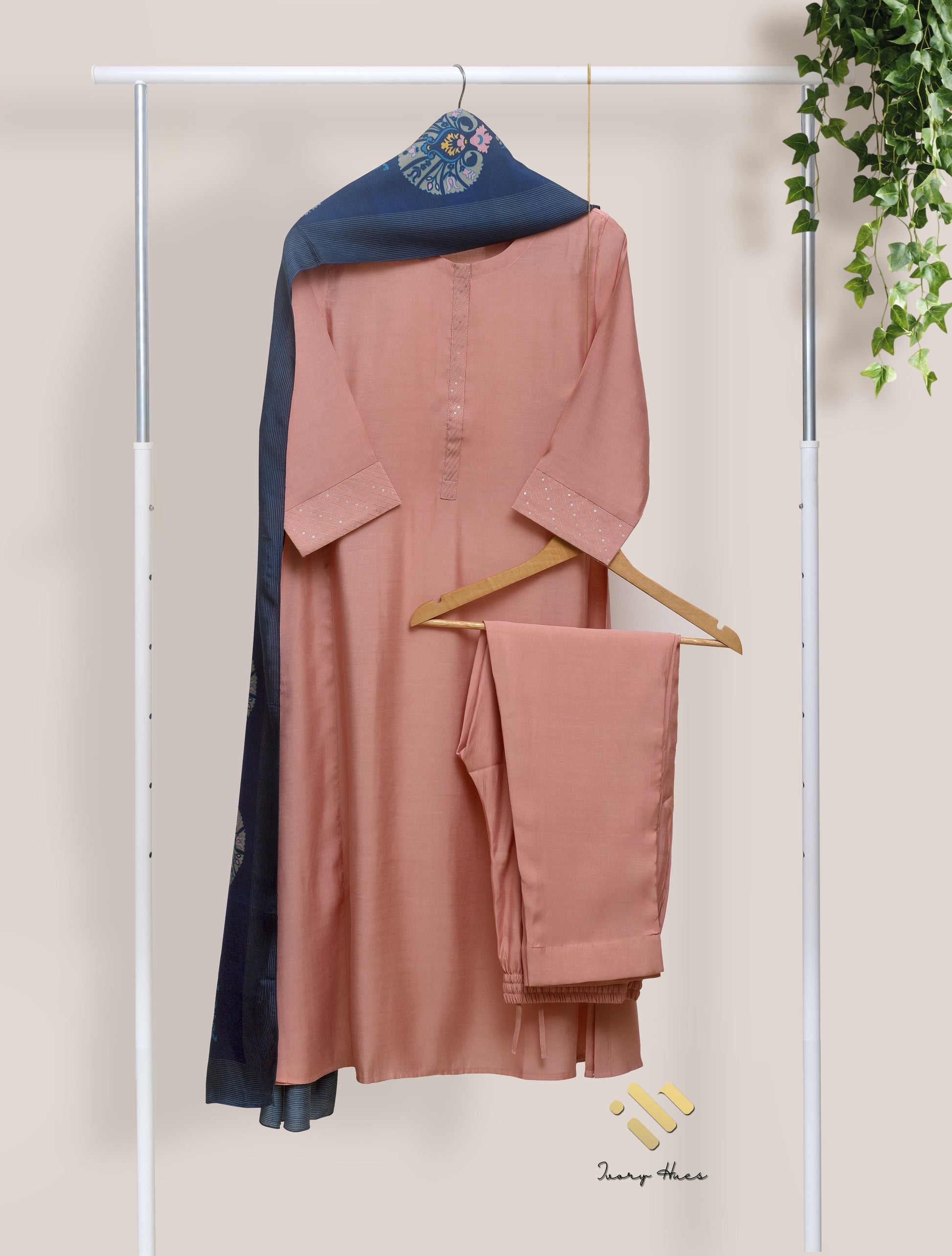 Ivory Hues Noor Jahan Indian ethnic kurta set — Indian ethnic wear Singapore