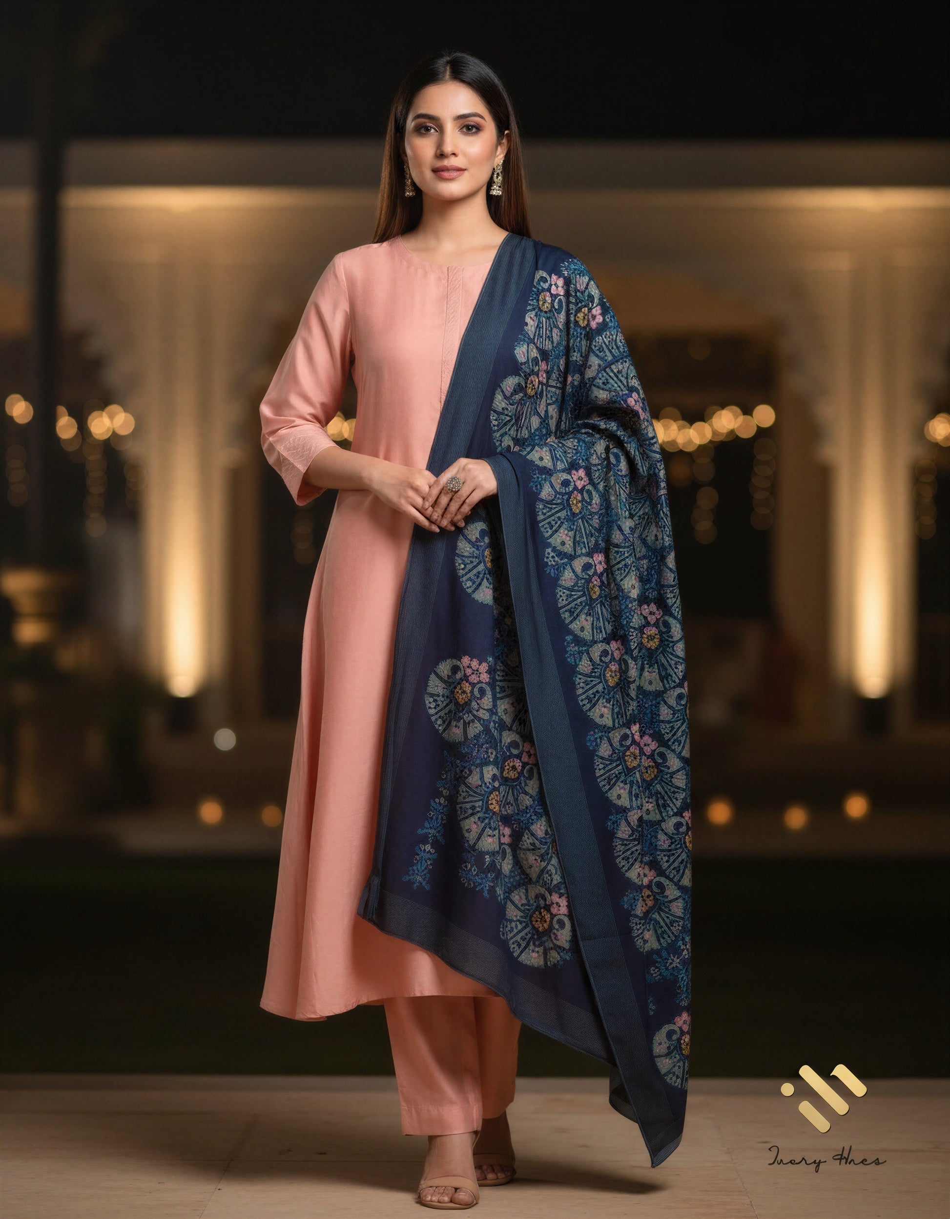 Ivory Hues Noor Jahan — Indian ethnic kurta set Singapore